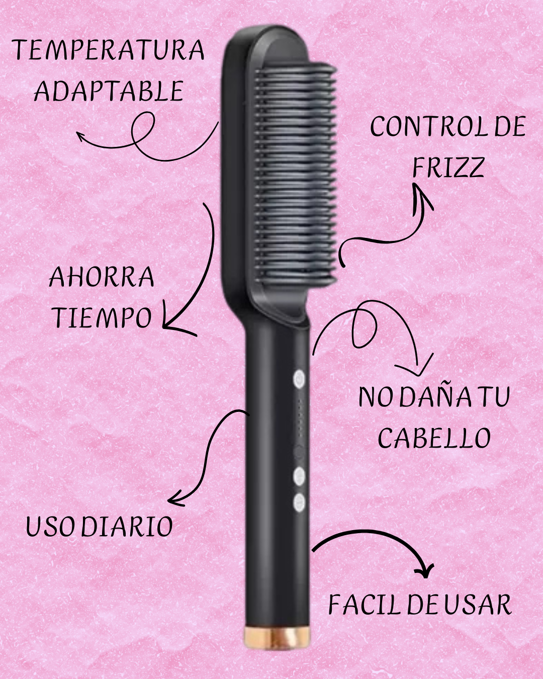 Cepillo alisador 2 en 1
