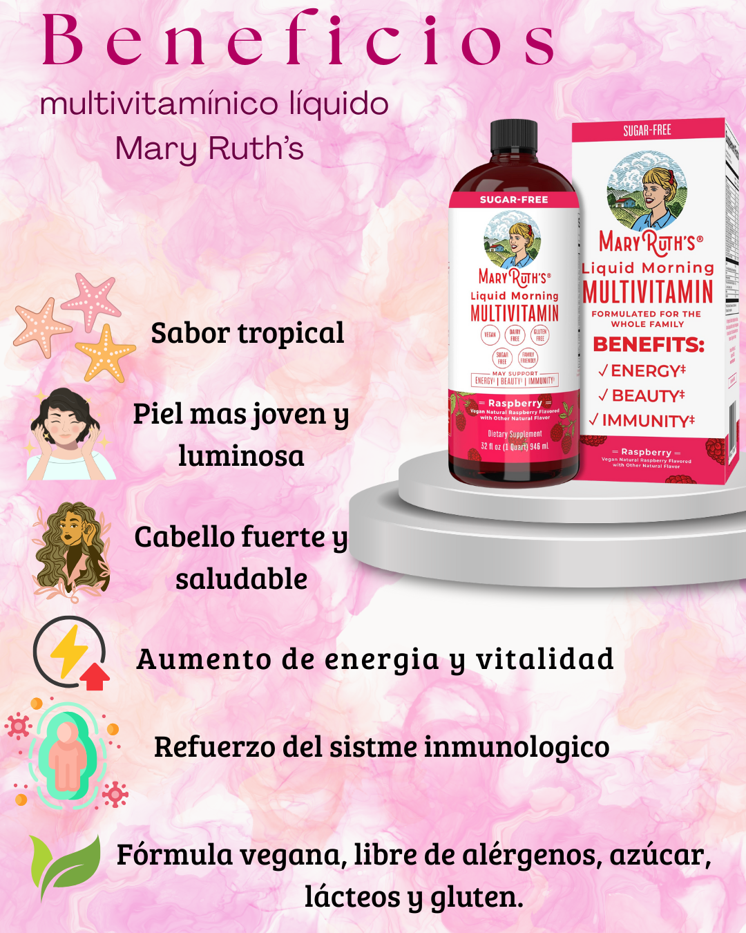 Combo X2 multivitamínicos Mary Ruth's
