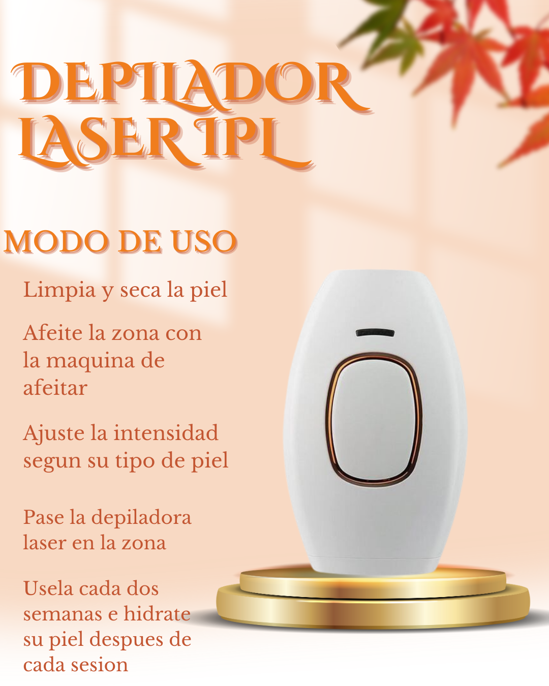 Depilador Laser Ipl