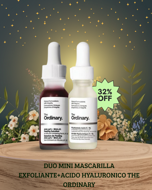 DUO MINI MASCARILLA EXFOLIANTE+ACIDO HIALURONICO THE ORDINARY