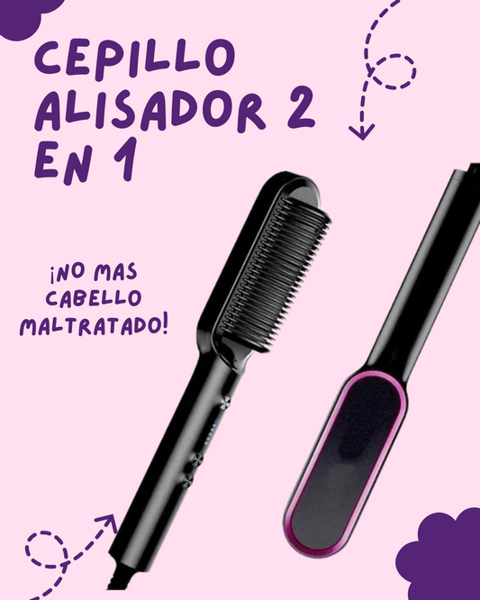 Cepillo alisador 2 en 1
