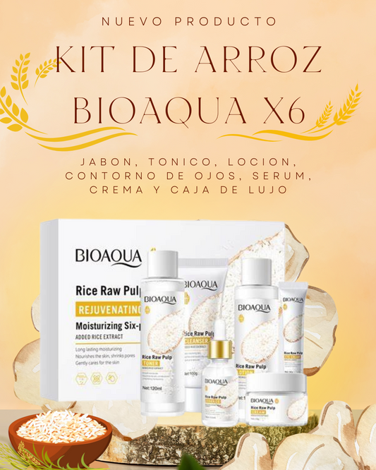 Kit de arroz bioaqua + caja de lujo